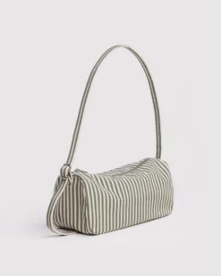 Nylon Loaf Bag - Sage Stripe