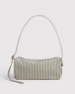 Nylon Loaf Bag - Sage Stripe