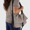 Nylon Messenger Bag - Dove
