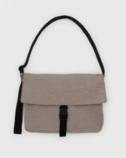 Nylon Messenger Bag - Dove