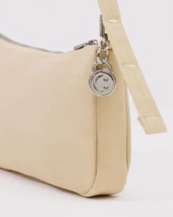 Nylon Pochette - Custard