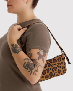 Nylon Pochette - Leopard