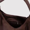 Nylon Shoulder Bag - Coffee