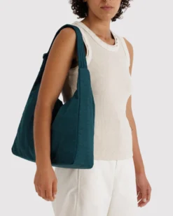 Nylon Shoulder Bag - Deep Sea