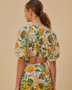 Off-White Biriba Cropped Top
