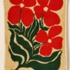 Orange Flower Terry Cloth Kitchen Towel