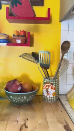 Orange Salt and Pepper Shakers