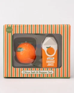 Orange Salt and Pepper Shakers