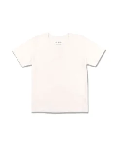 Organic Cotton Vintage Boy Tee - White