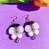 Pansies Earrings