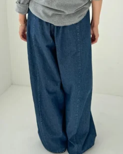 Parachute Pants - Denim Blue