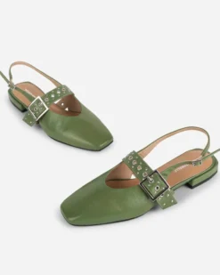 Pearl Slingback Ballet Flat - Cactus