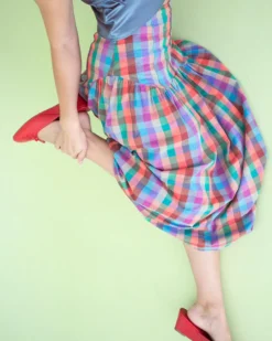 Penny Skirt - Colorburst Plaid