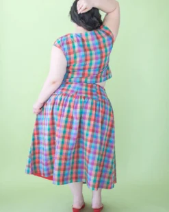 Penny Skirt - Colorburst Plaid
