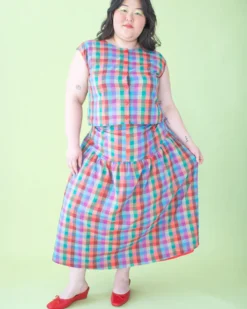 Penny Skirt - Colorburst Plaid