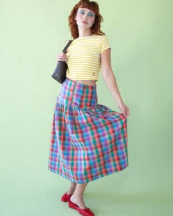 Penny Skirt - Colorburst Plaid