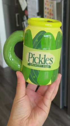 Pickle Jar Ceramic Mug