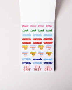 Planner Sticker Book - Issue One