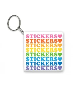Pocket Full Of Stickers Stickerbook Keychain