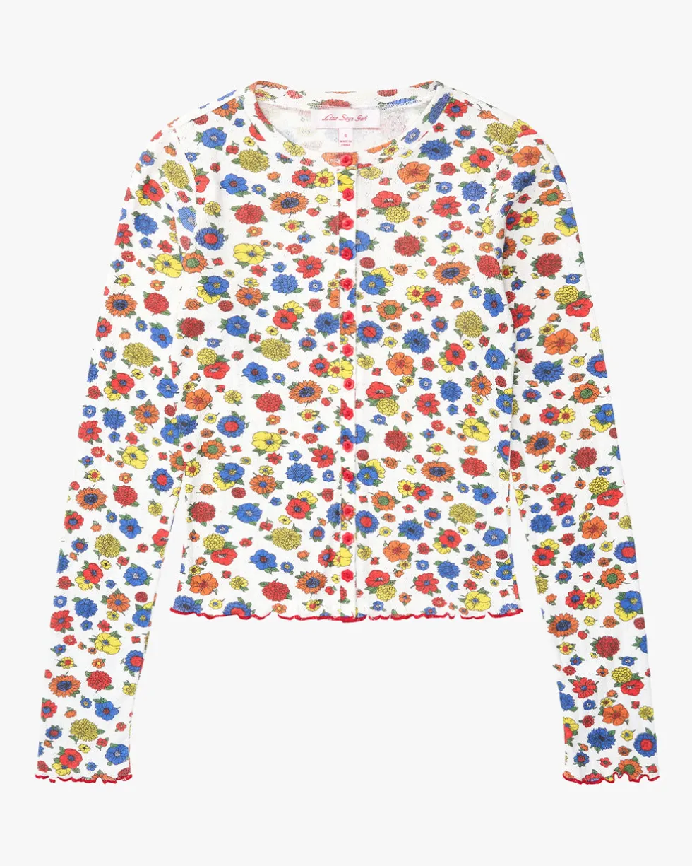 Poppy Cardi - Primary Floral