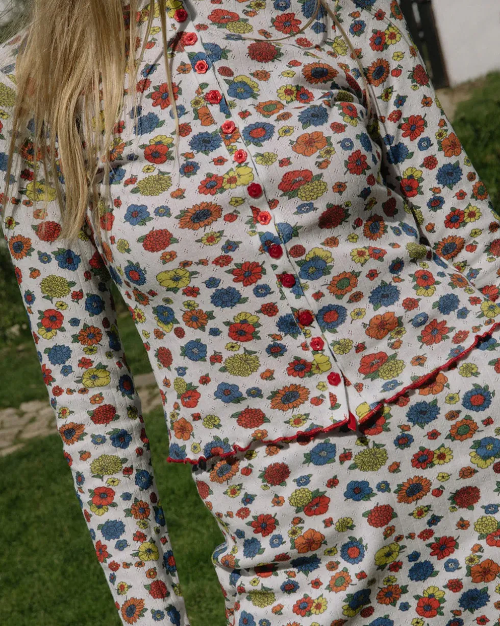 Poppy Cardi - Primary Floral