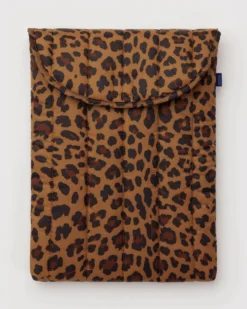 Puffy Laptop Sleeve 16" - Leopard