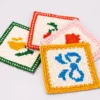 Quilt Beaded Coaster Set