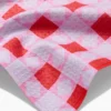 Quilt Block Pink Andred Bar Towel