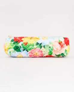 Quilted Pencil Pouch - Oil Paint Floral
