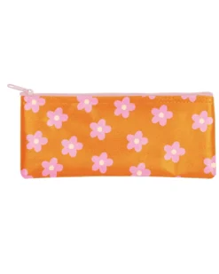Red Daisy Dot Pixie Pouch