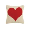 Red Heart Hook Pillow