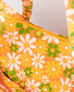 Retro Floral Duffel Bag