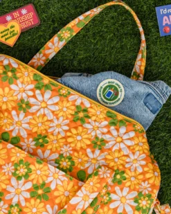 Retro Floral Duffel Bag
