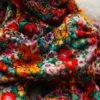 Retro Floral Twist Headband