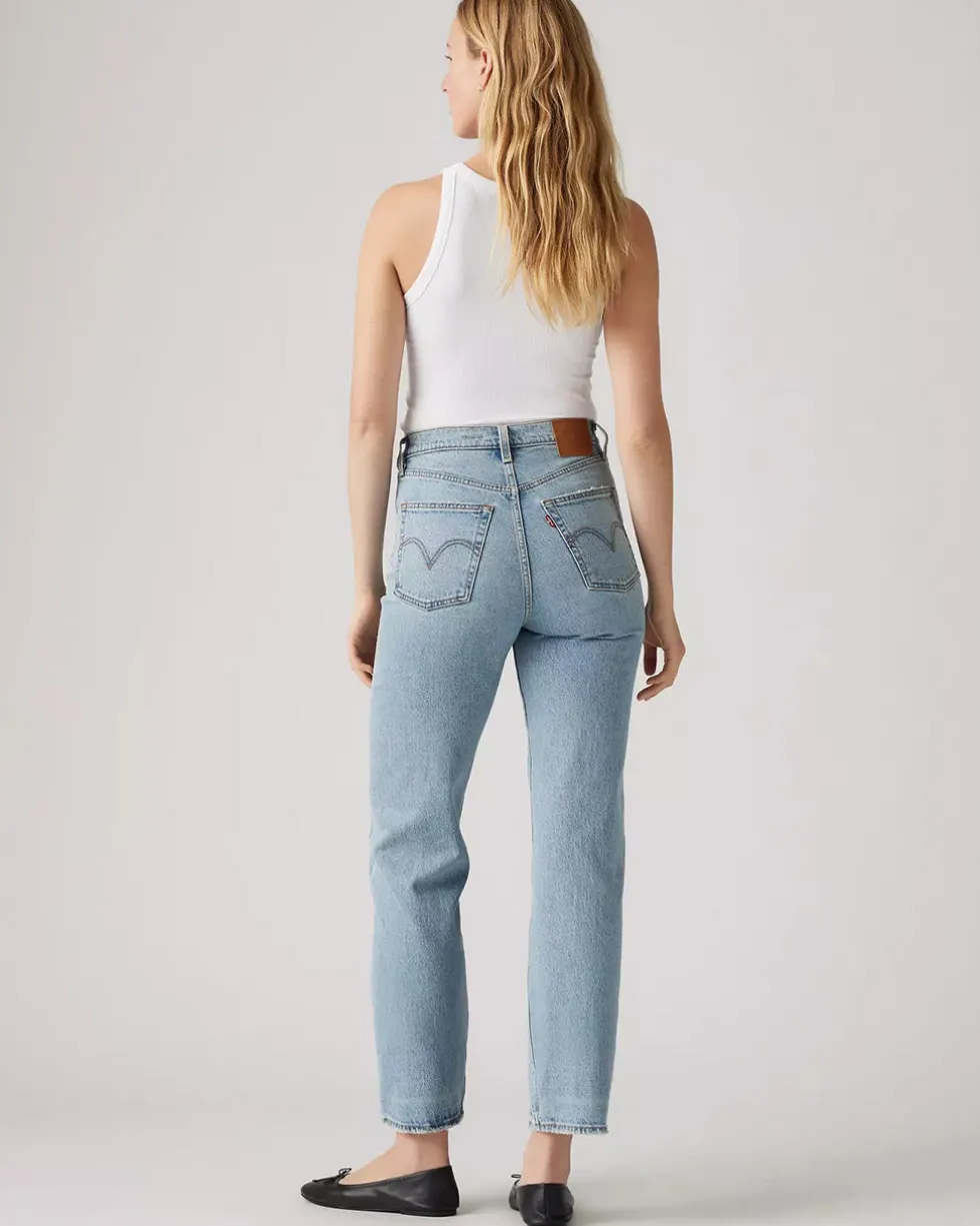 Ribcage Straight Ankle Jeans - Let's Share