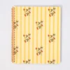 Rough Draft Large Notebook - Floral Stripe
