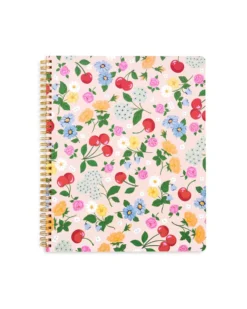 Rough Draft Large Notebook - Flowers and Fruit
