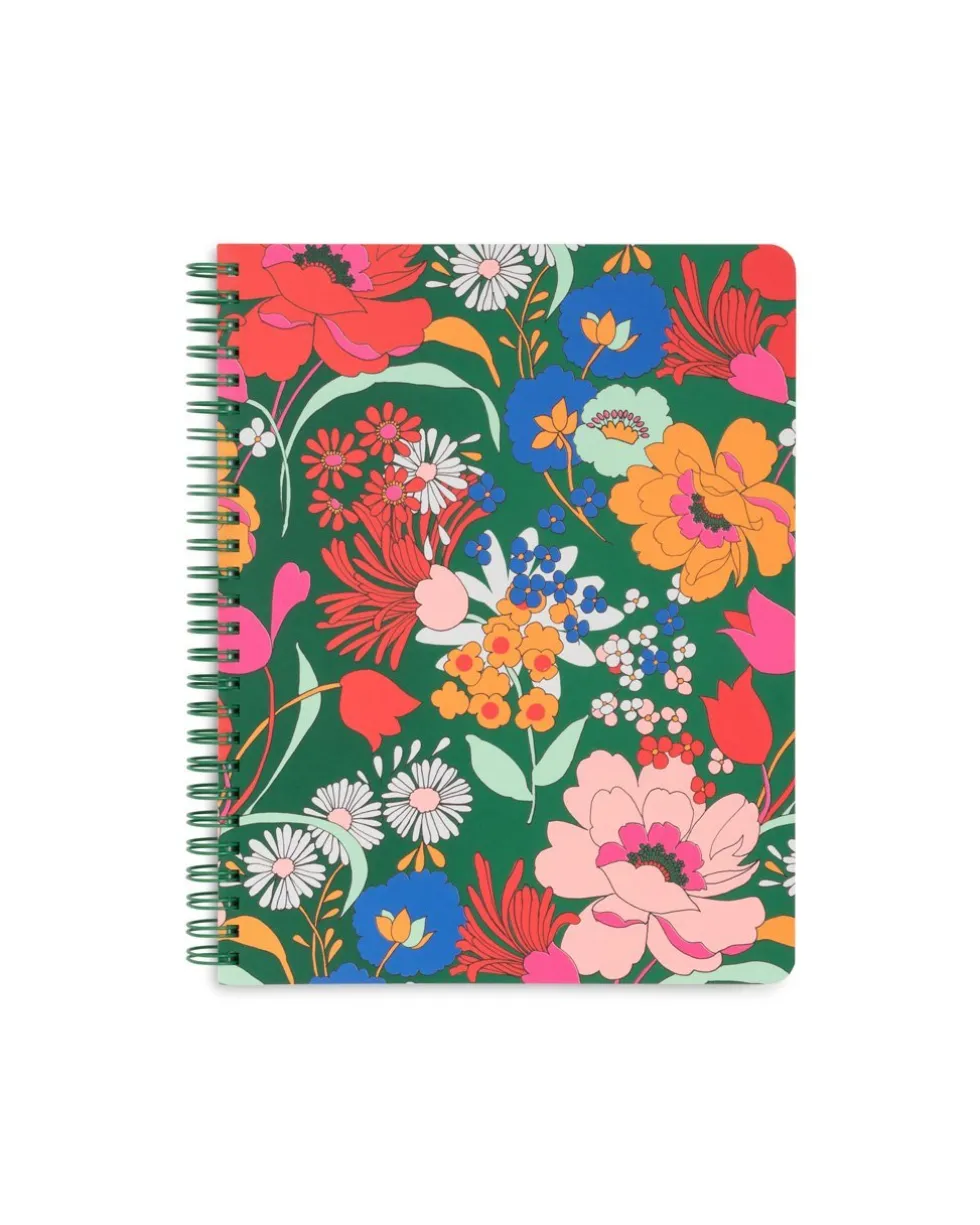 Rough Draft Mini Notebook - Emerald Super Bloom