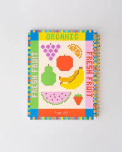 Rough Draft Mini Notebook - Fruit Tiles