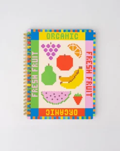 Rough Draft Mini Notebook - Fruit Tiles
