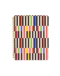 Rough Draft Mini Notebook - Mid Century Stripe