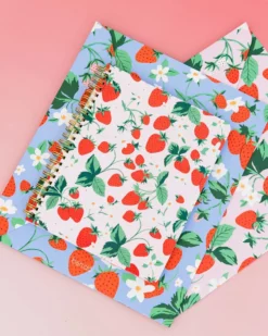 Rough Draft Mini Notebook - Strawberry Fields