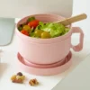 Round Bon Appetit Lunch Box - Pink