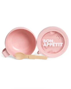 Round Bon Appetit Lunch Box - Pink