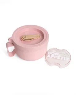 Round Bon Appetit Lunch Box - Pink