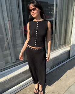 Sammy Skirt - Caviar