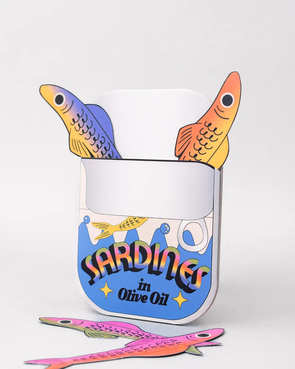 Sardines in a Can Bookmark Set