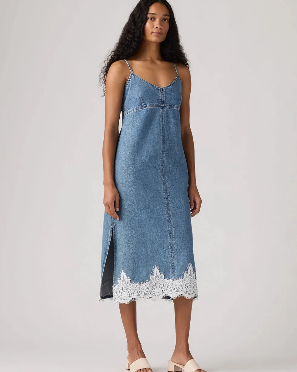 90's Denim Slip Dress - Slipped My Mind