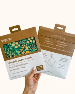 Secret Garden Reusable Paper Towel/Swedish Dish Cloth Set