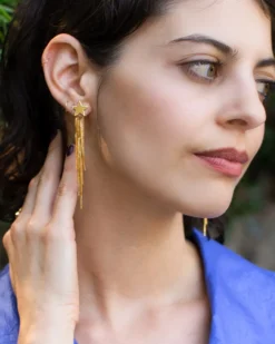 Shooting Star Layered Earrings
